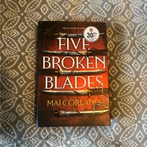 Five Broken Blades by Mai Corland - Fantasy Hardback Book